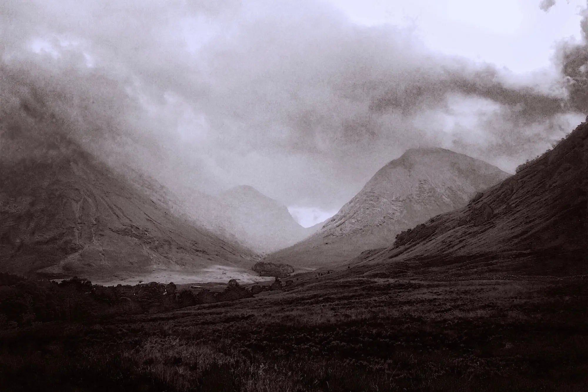 Exploring Glencoe the Scottish Highlands through Hunter Artist Collection