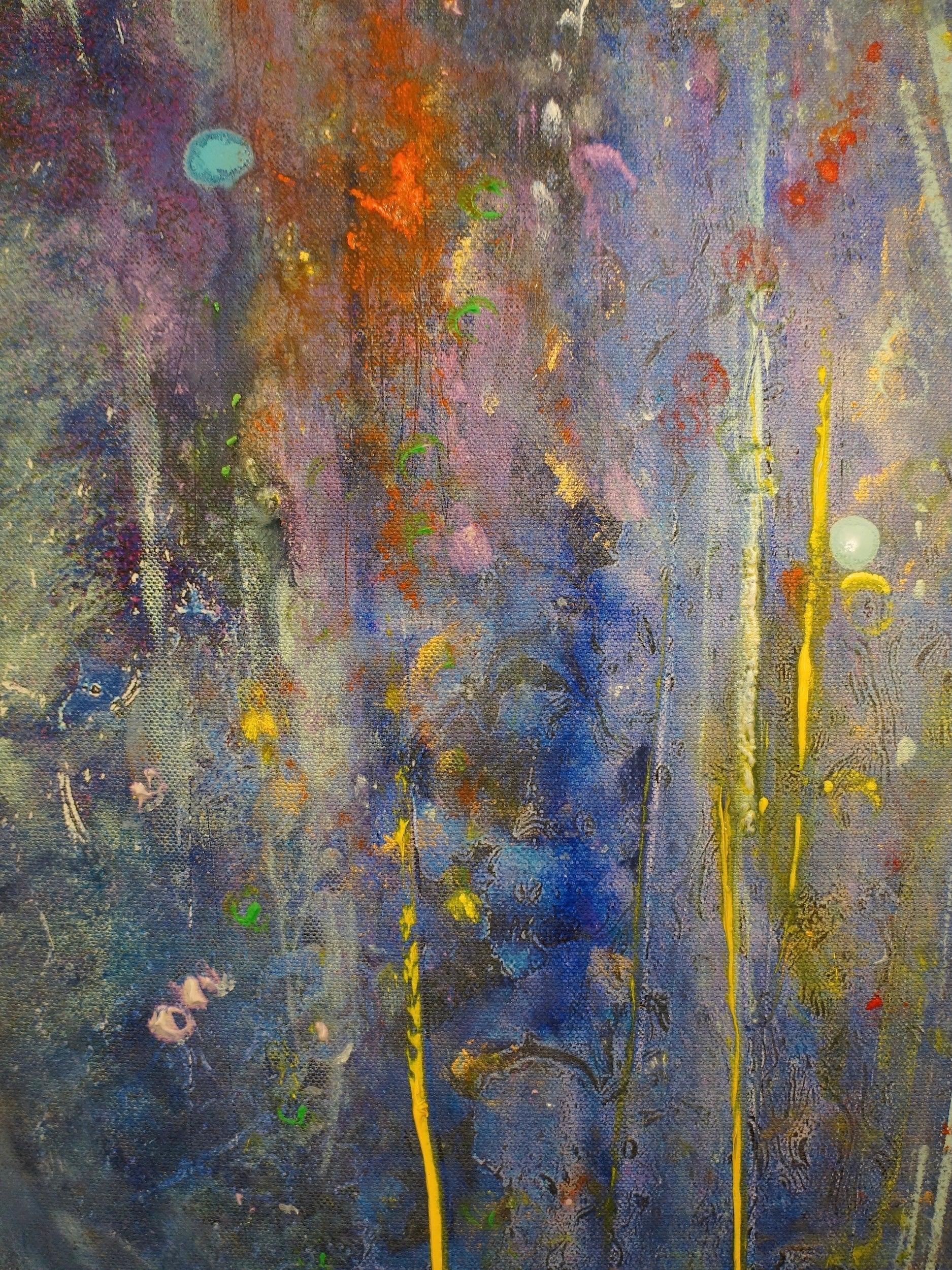Abstract Paintings - ' Cairngorms Waterfall '