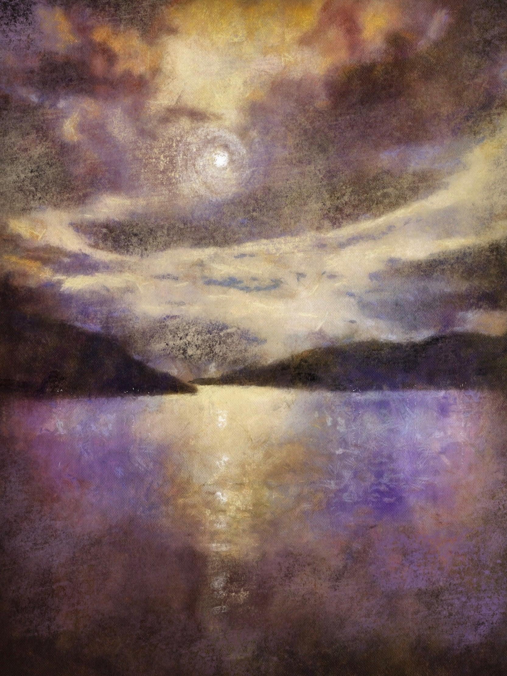 Scottish Paintings - ' Moonlight Meets Lewis & Harris '