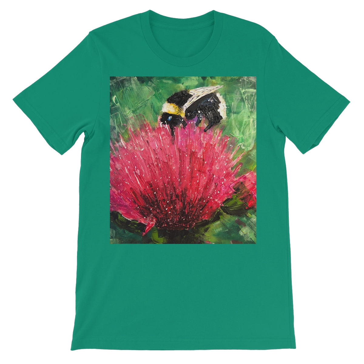 The Thistle & The Bee Unisex Short Sleeve T-Shirt | Scottish Art Gifts