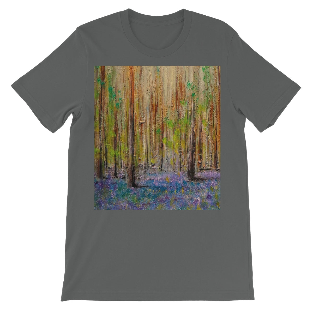 Highland Bluebells Unisex Short Sleeve T-Shirt | Scottish Art Gifts
