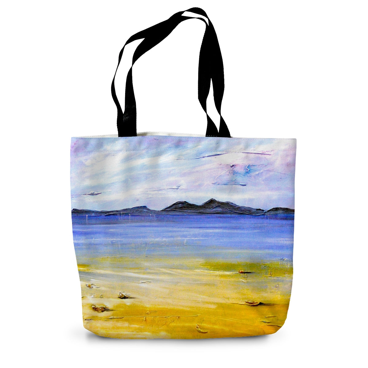 Camusdarach Beach Arisaig Canvas Tote Bag | Scottish Art Gifts