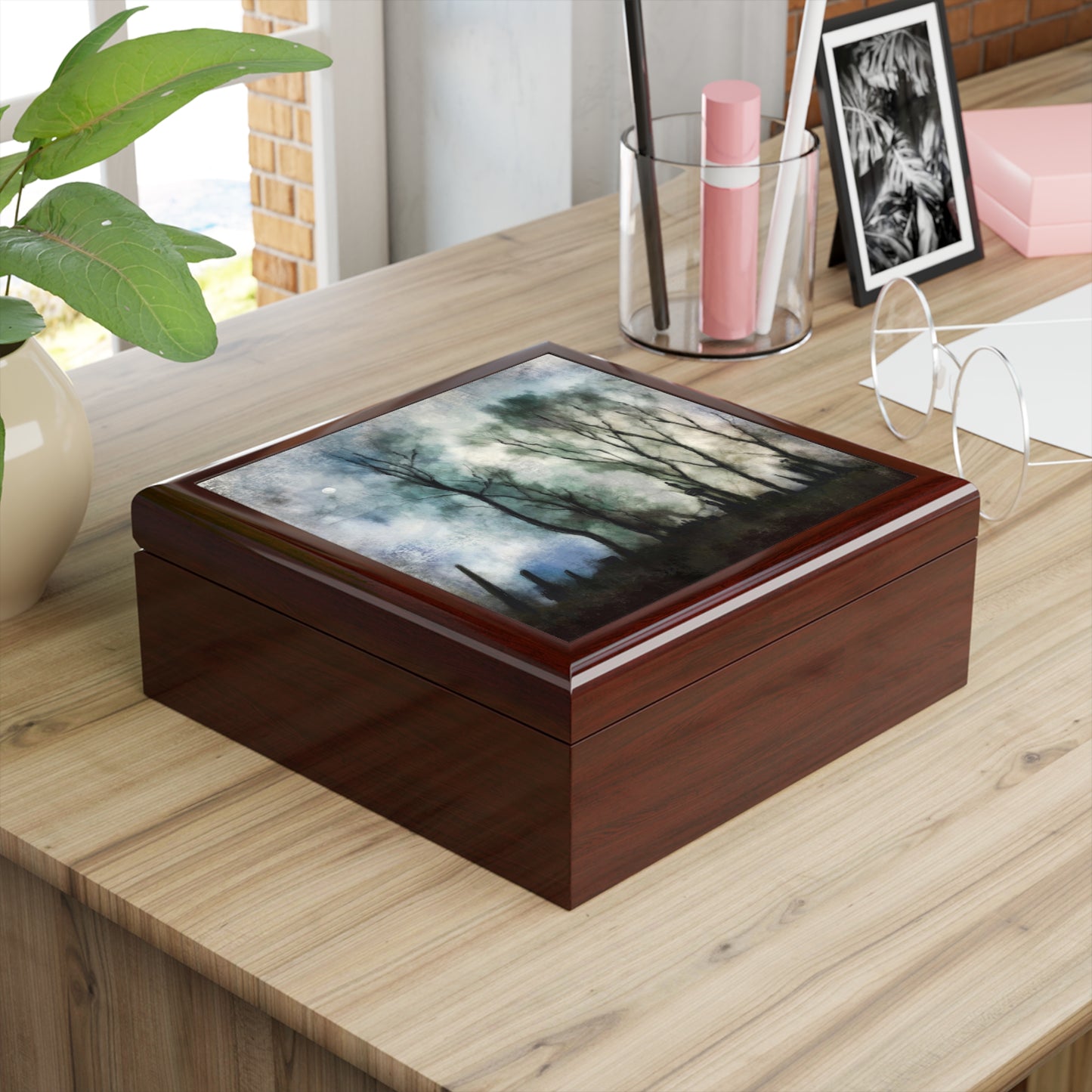 Glasgow Necropolis Moonight Jewellery Box | Scottish Art Gifts