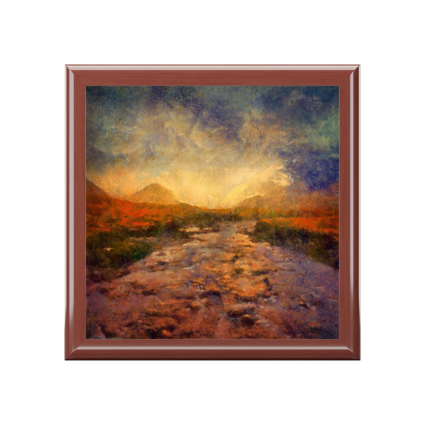 A Brooding Sligachan Skye | Jewellery Box | Scotland | Scottish Art Gifts