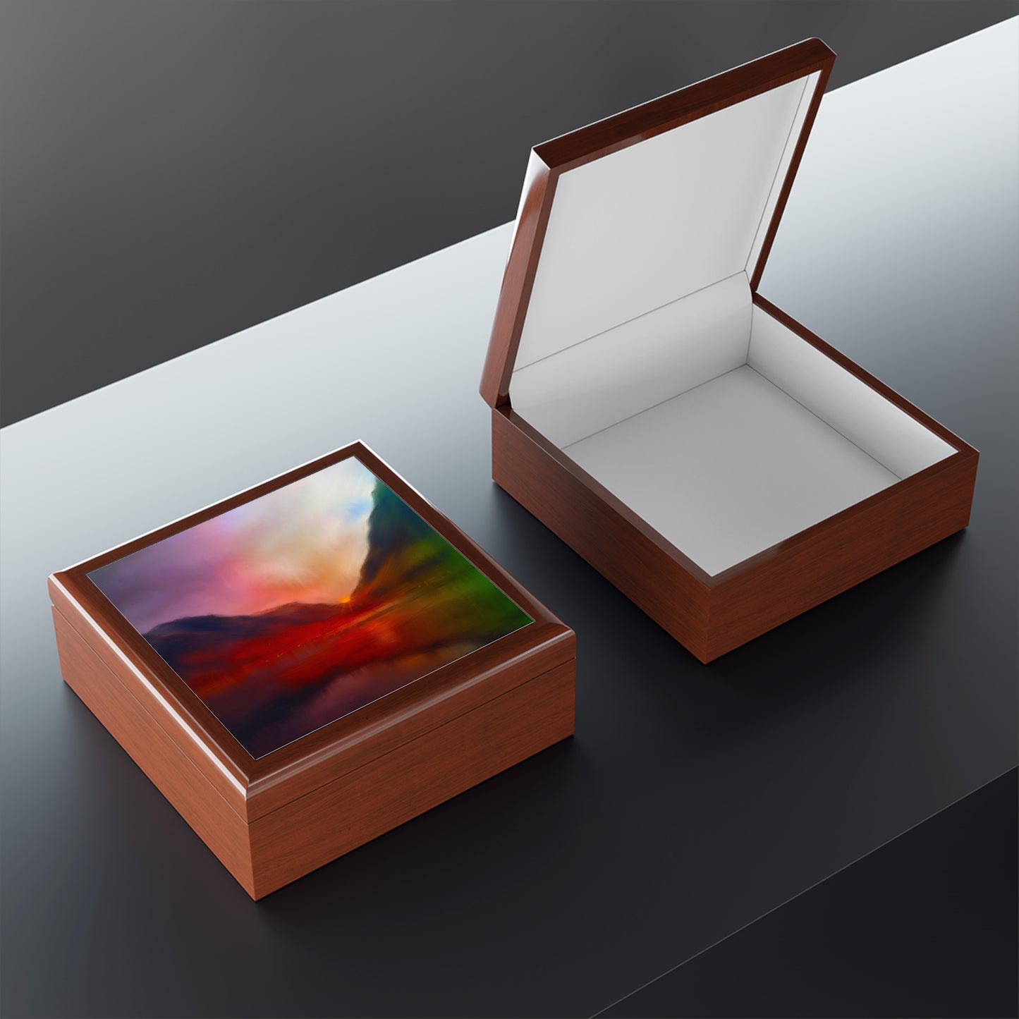 Glencoe Sunset | Jewellery Box | Scotland | Scottish Art Gifts