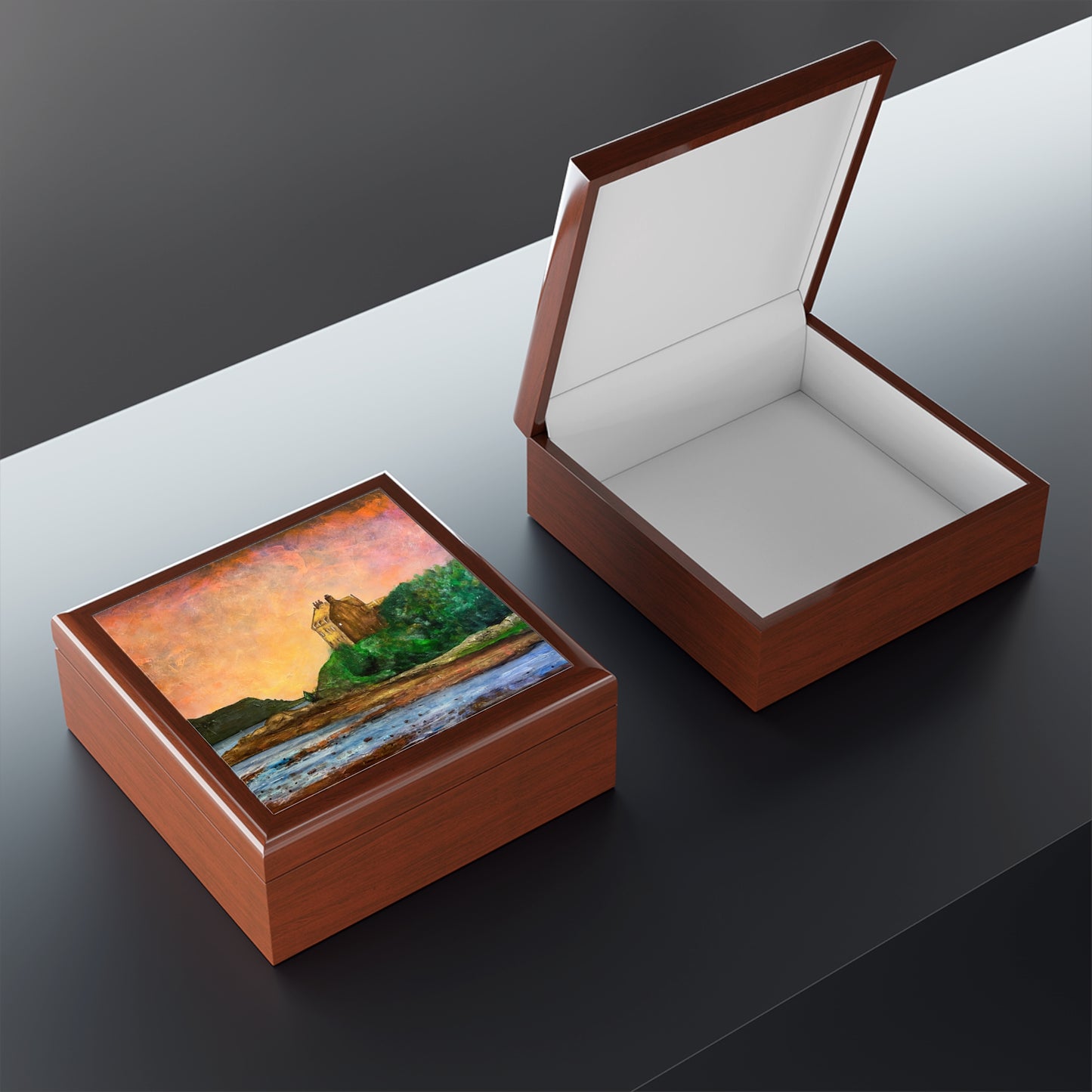 Duntrune Castle Jewellery Box | Scottish Art Gifts