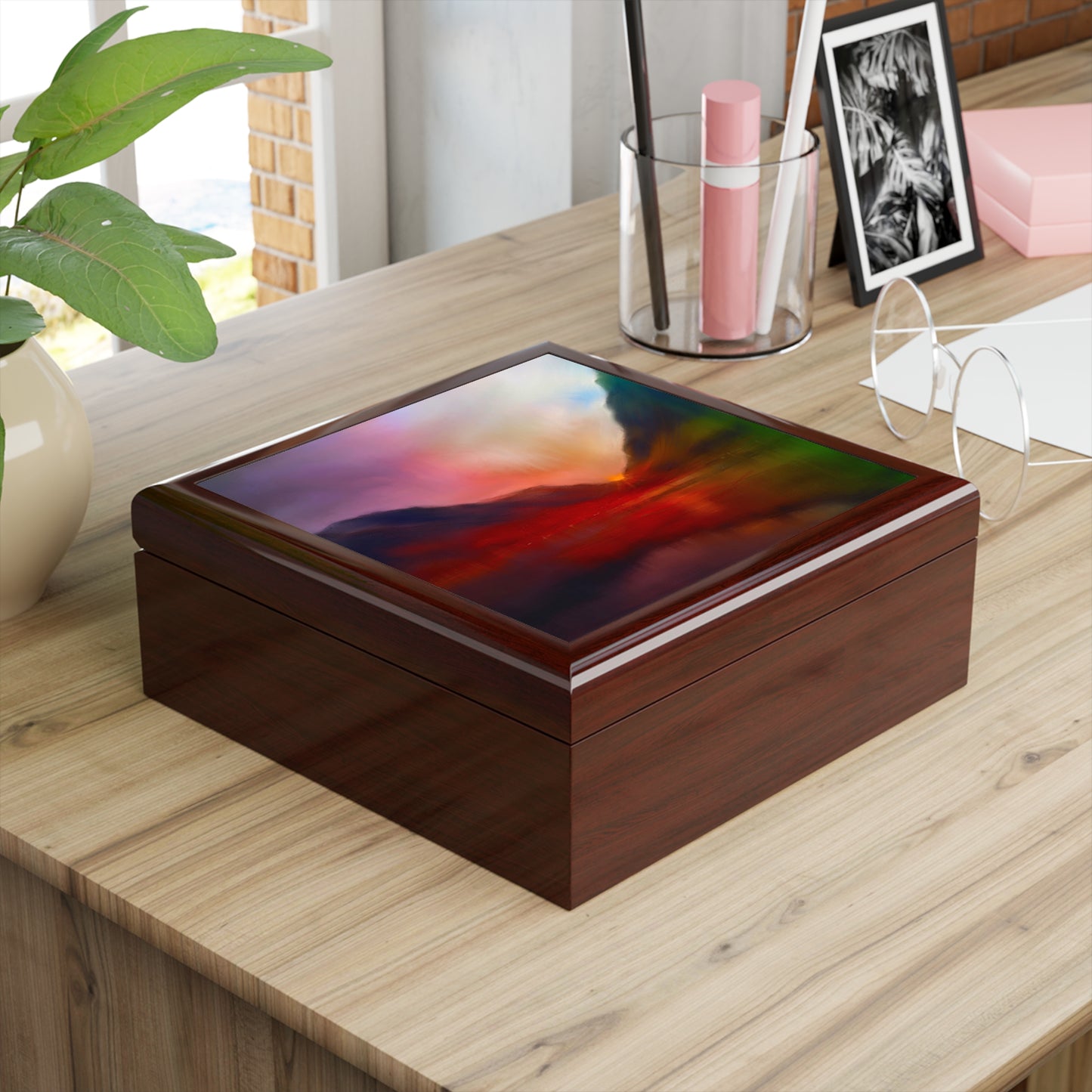 Glencoe Sunset | Jewellery Box | Scotland | Scottish Art Gifts
