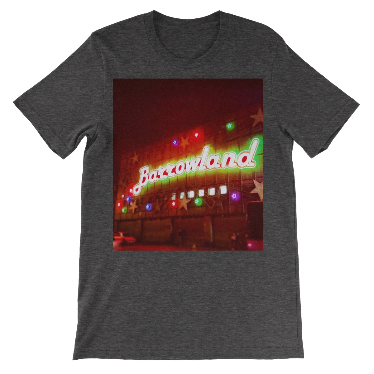 A Neon Glasgow Barrowlands Unisex Short Sleeve T-Shirt | Scottish Art Gifts