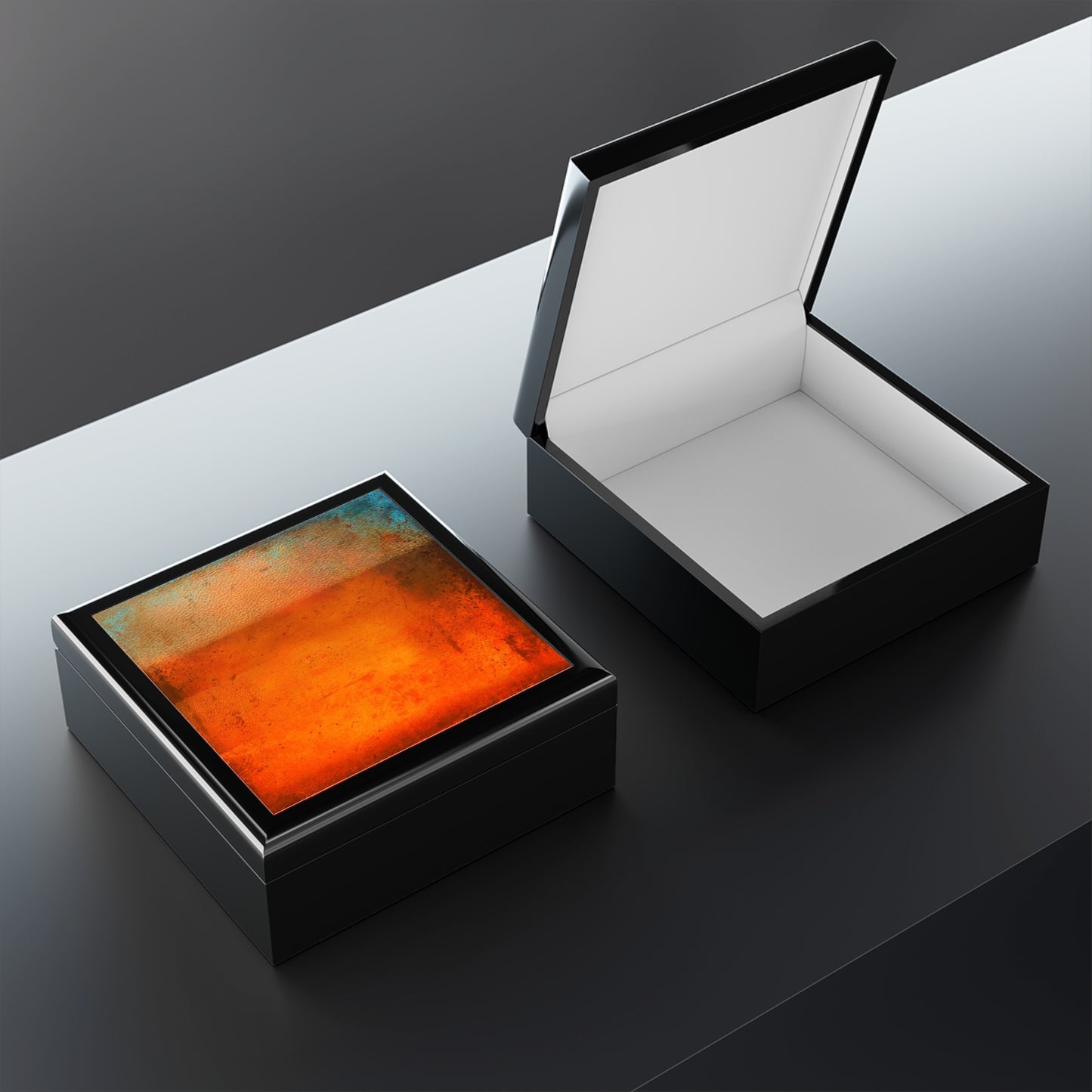 Sunset Horizon Jewellery Box | Scottish Art Gifts