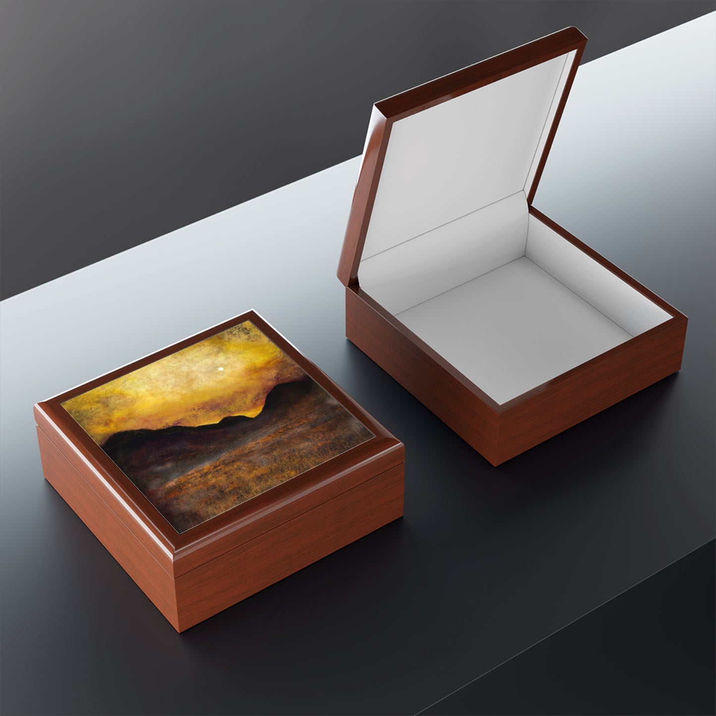 Glencoe Moonlight | Jewellery Box | Scotland | Scottish Art Gifts