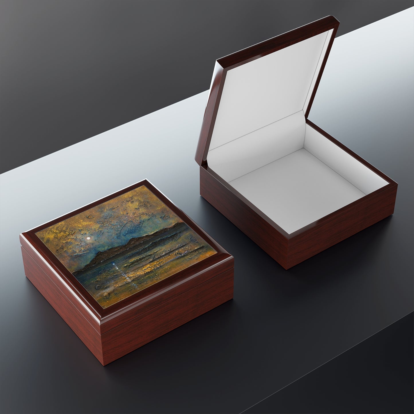Arran Moonlight Jewellery Box | Scottish Art Gifts