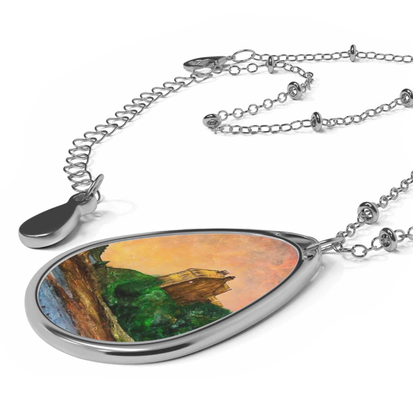 Duntrune Castle Scotland Necklace | Scottish Art Gifts