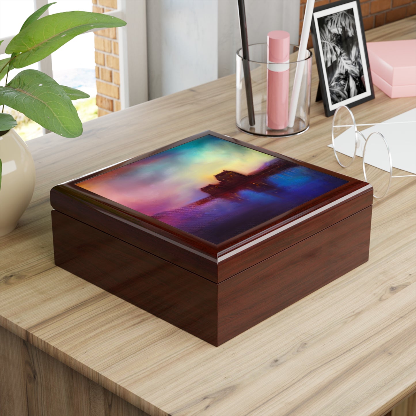Eilean Donan Castle Sunset | Jewellery Box | Scotland | Scottish Art Gifts