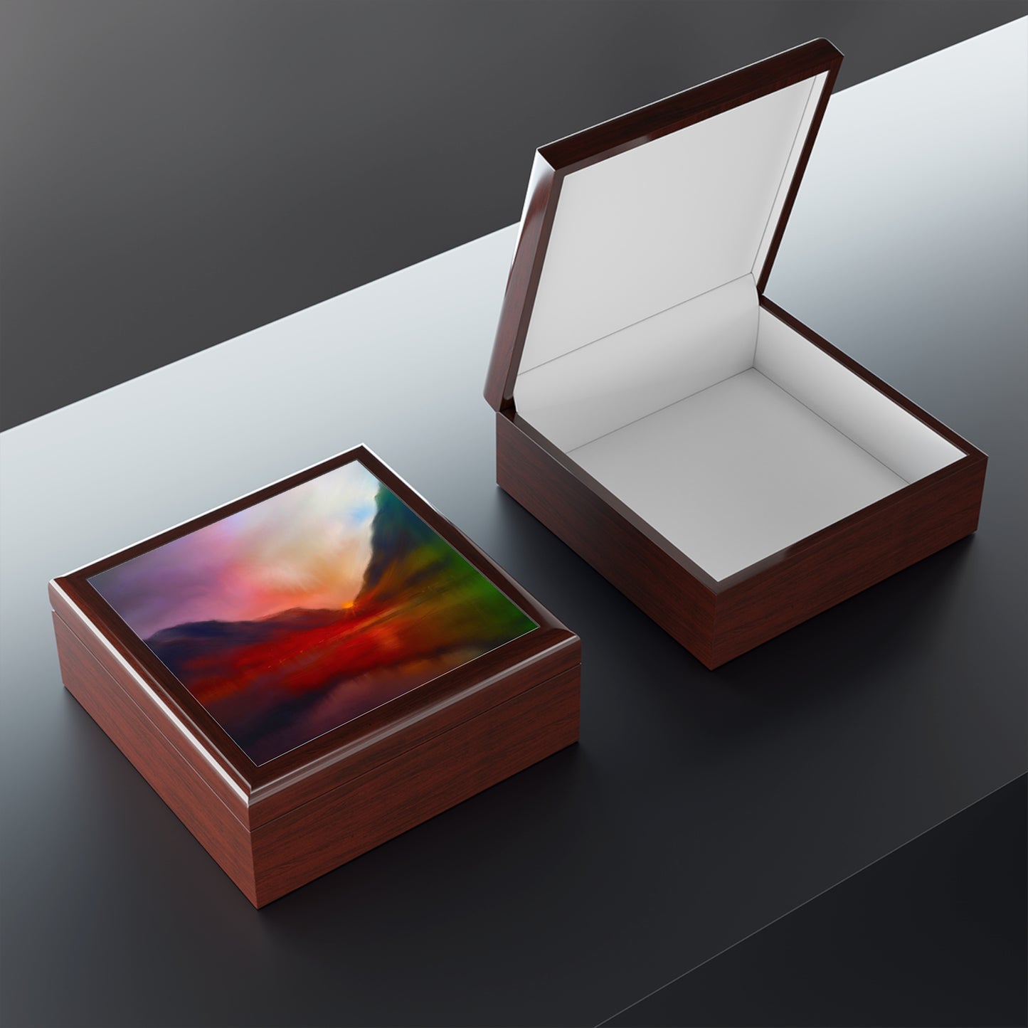Glencoe Sunset | Jewellery Box | Scotland | Scottish Art Gifts
