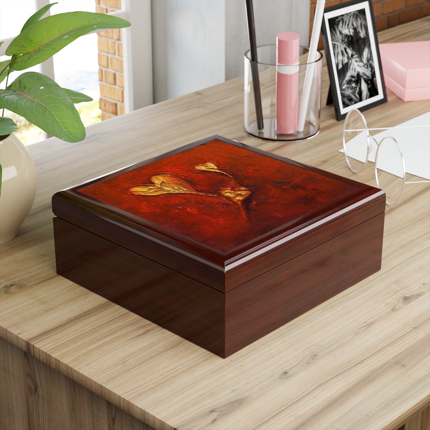 Hearts Jewellery Box | Scottish Art Gifts