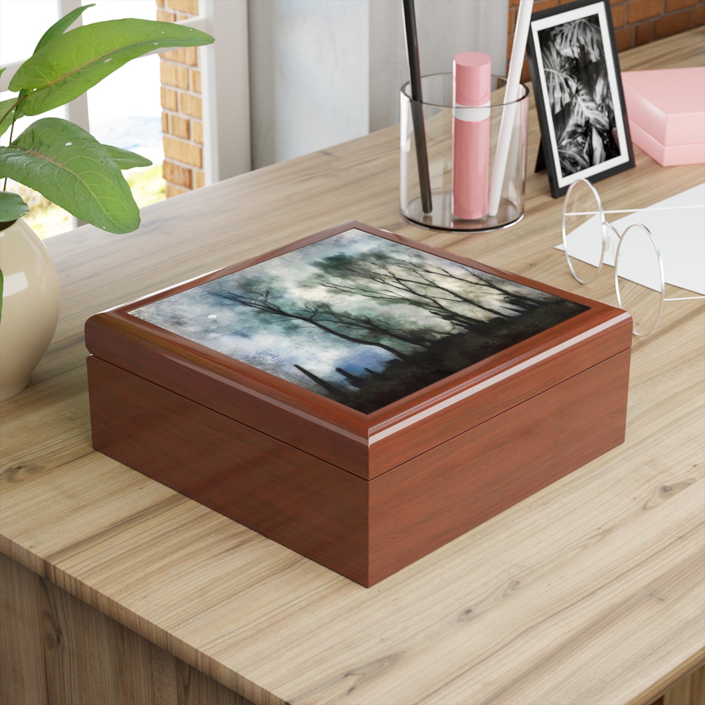 Glasgow Necropolis Moonight Jewellery Box | Scottish Art Gifts