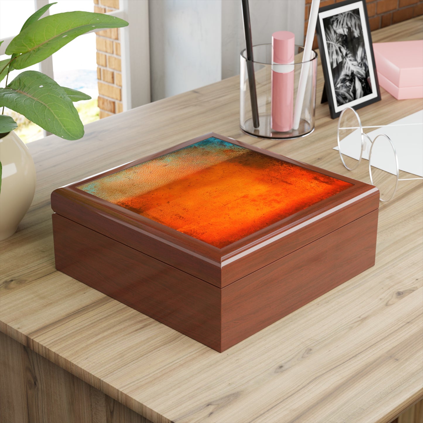 Sunset Horizon Jewellery Box | Scottish Art Gifts