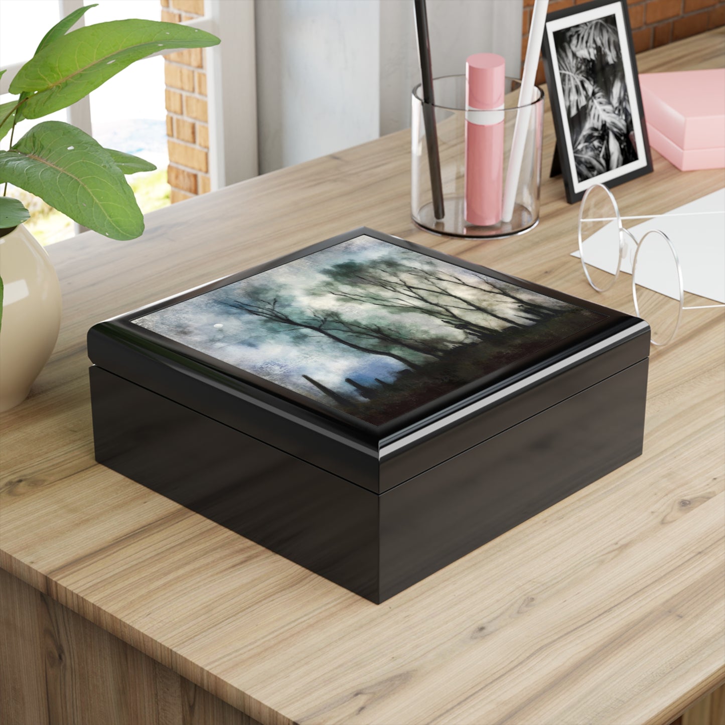 Glasgow Necropolis Moonight Jewellery Box | Scottish Art Gifts