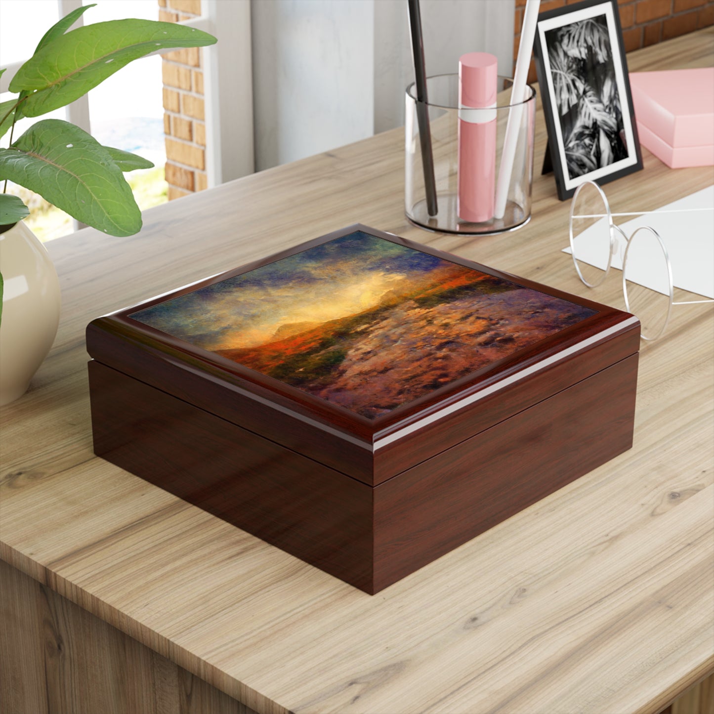 A Brooding Sligachan Skye | Jewellery Box | Scotland | Scottish Art Gifts