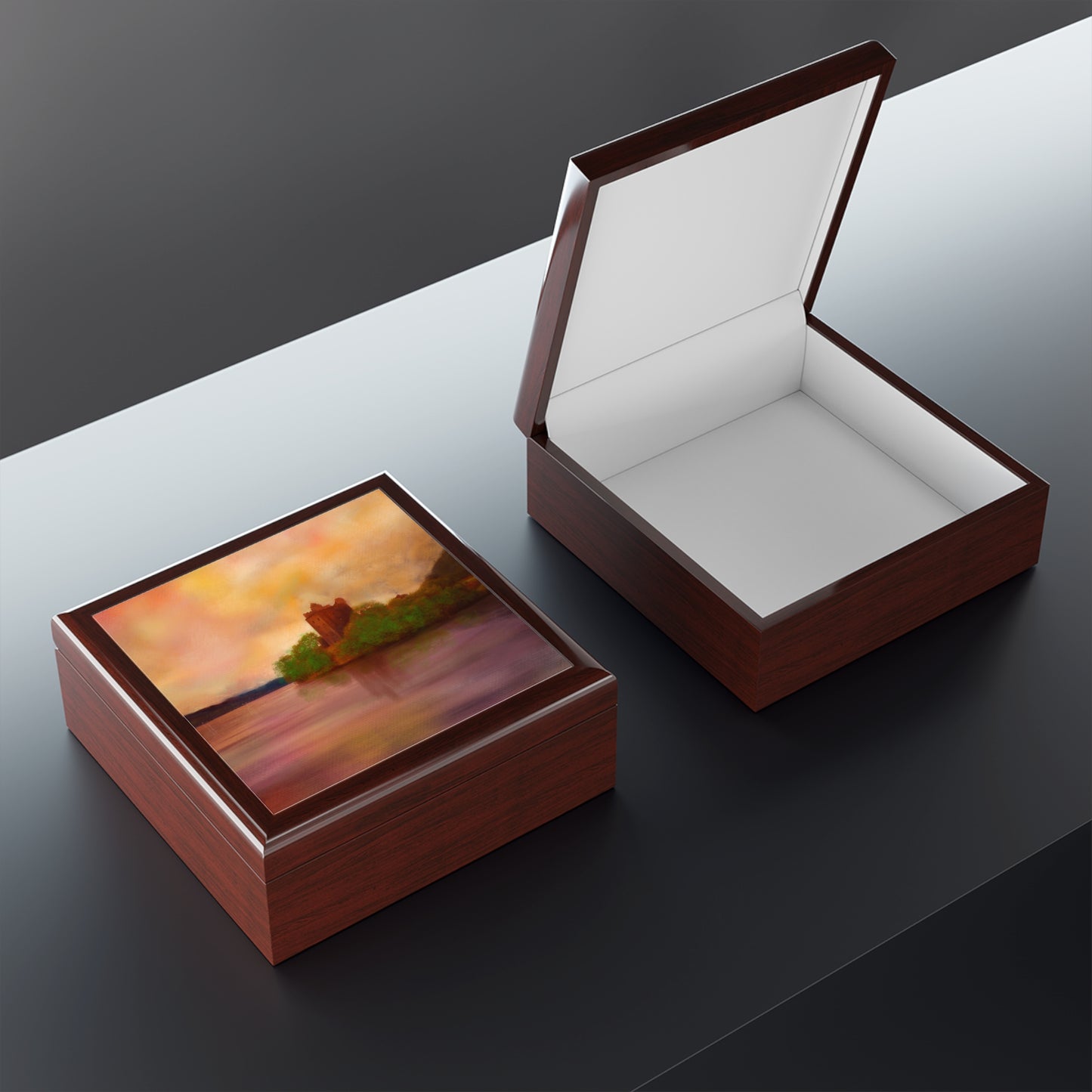 Urquhart Castle | Jewellery Box | Scotland | Scottish Art Gifts