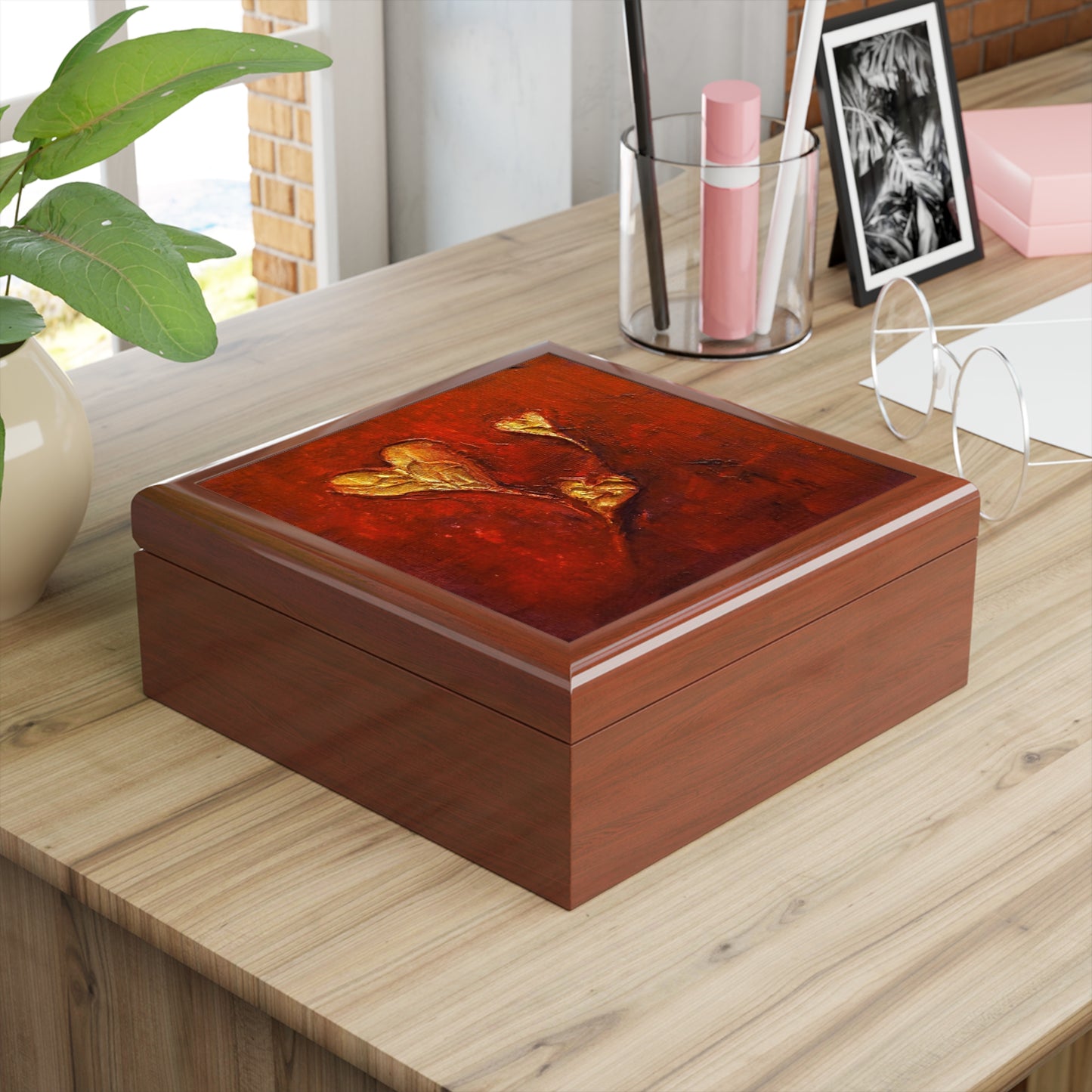 Hearts Jewellery Box | Scottish Art Gifts