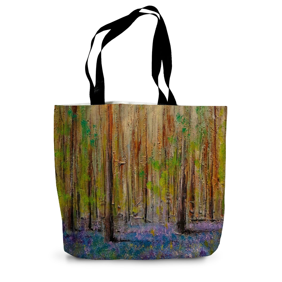 Highland Bluebells Canvas Tote Bag | Scottish Art Gifts