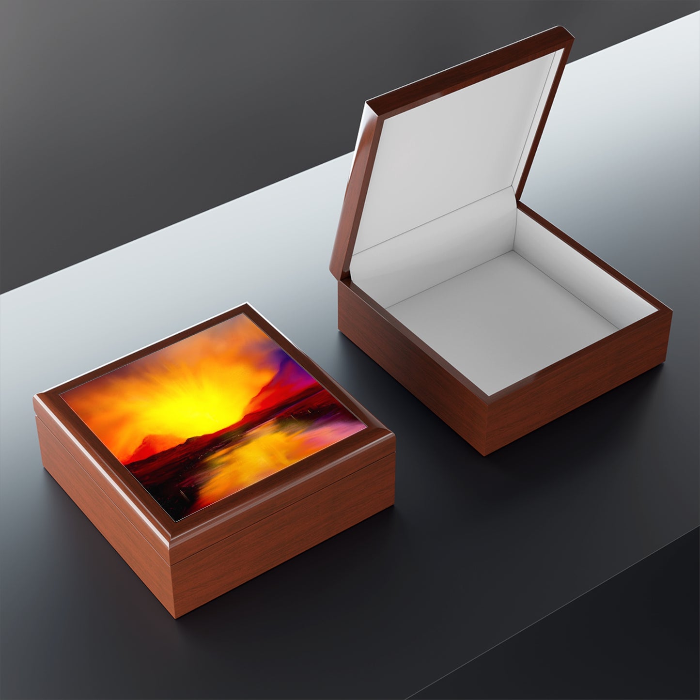 Skye Sunset | Jewellery Box | Scotland | Scottish Art Gifts