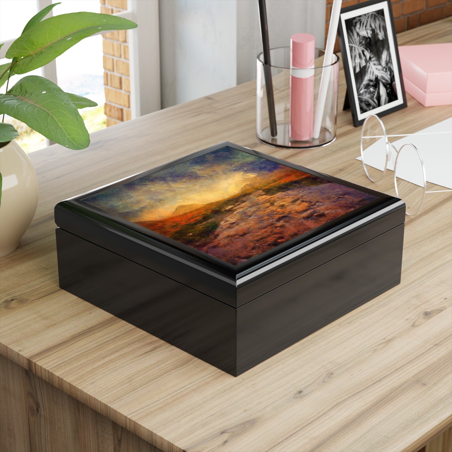 A Brooding Sligachan Skye | Jewellery Box | Scotland | Scottish Art Gifts