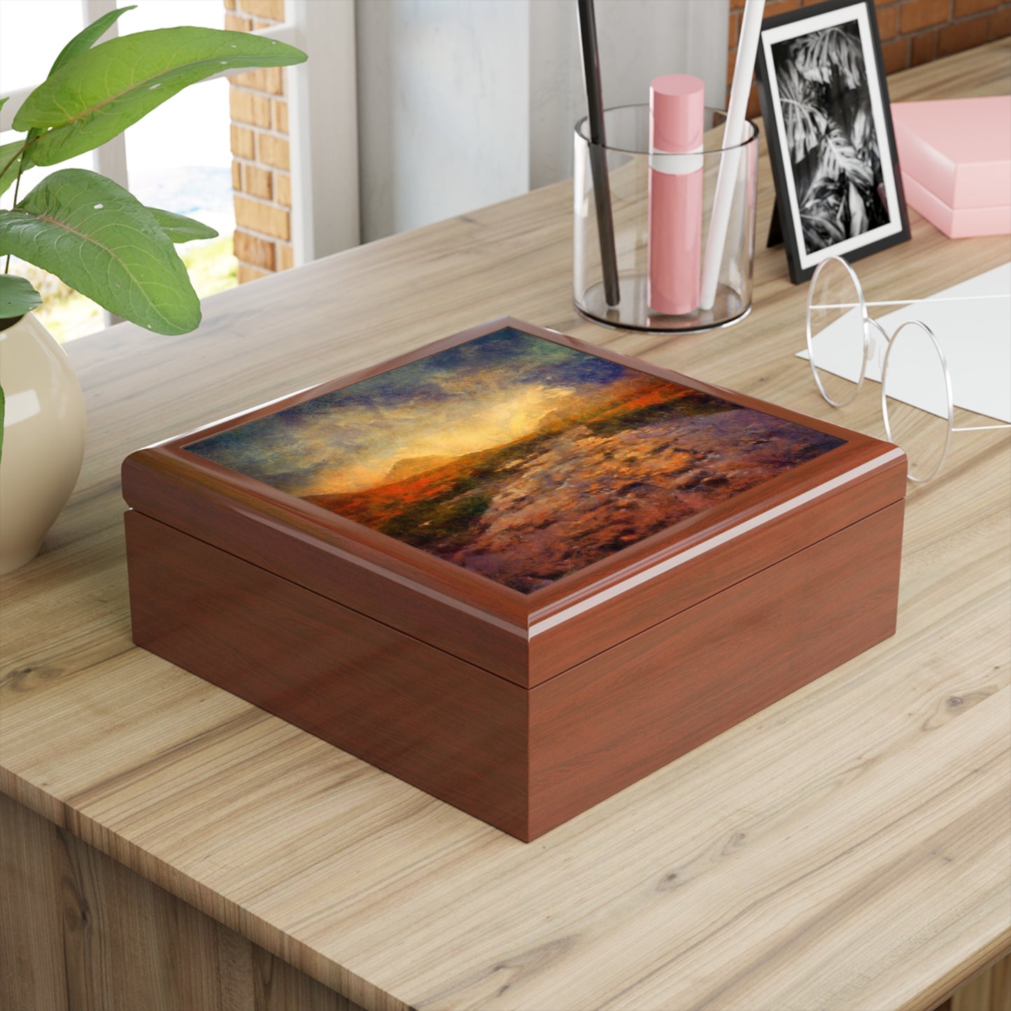 A Brooding Sligachan Skye | Jewellery Box | Scotland | Scottish Art Gifts