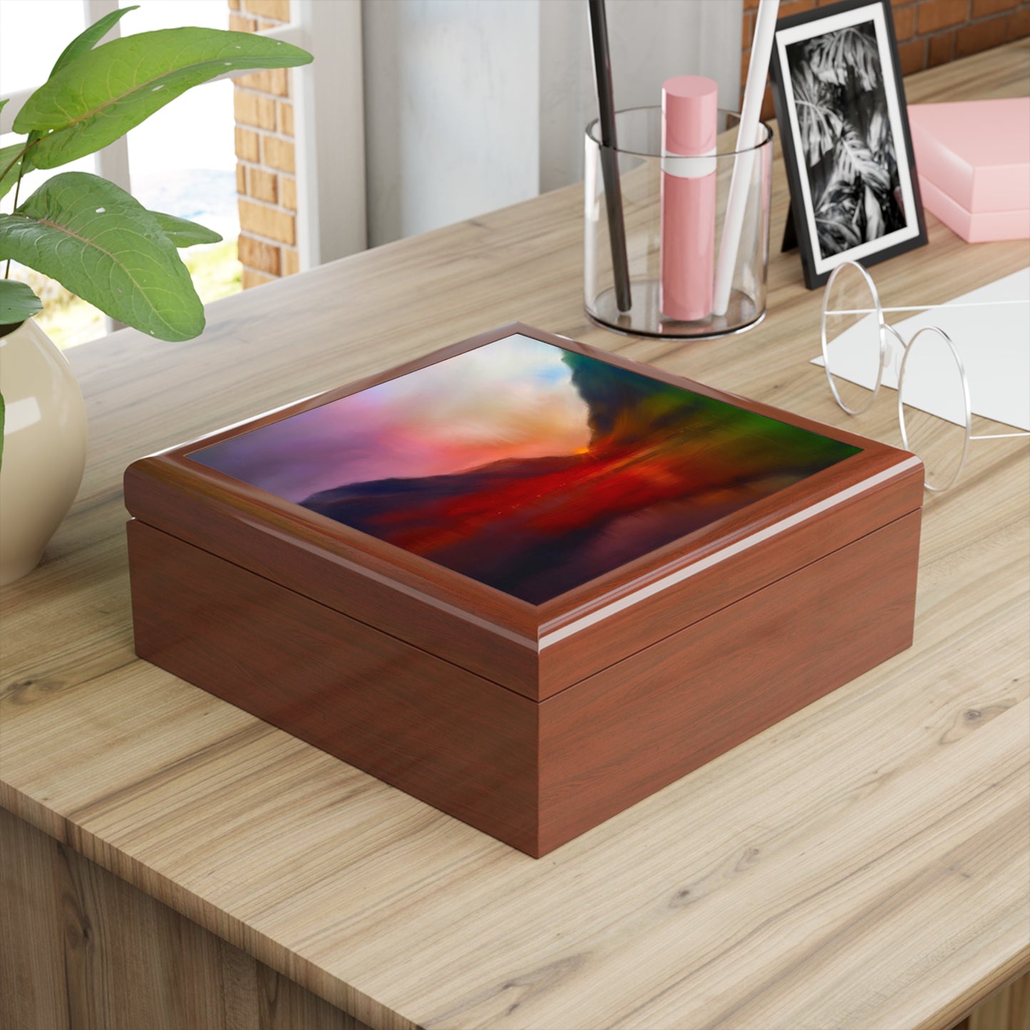 Glencoe Sunset | Jewellery Box | Scotland | Scottish Art Gifts