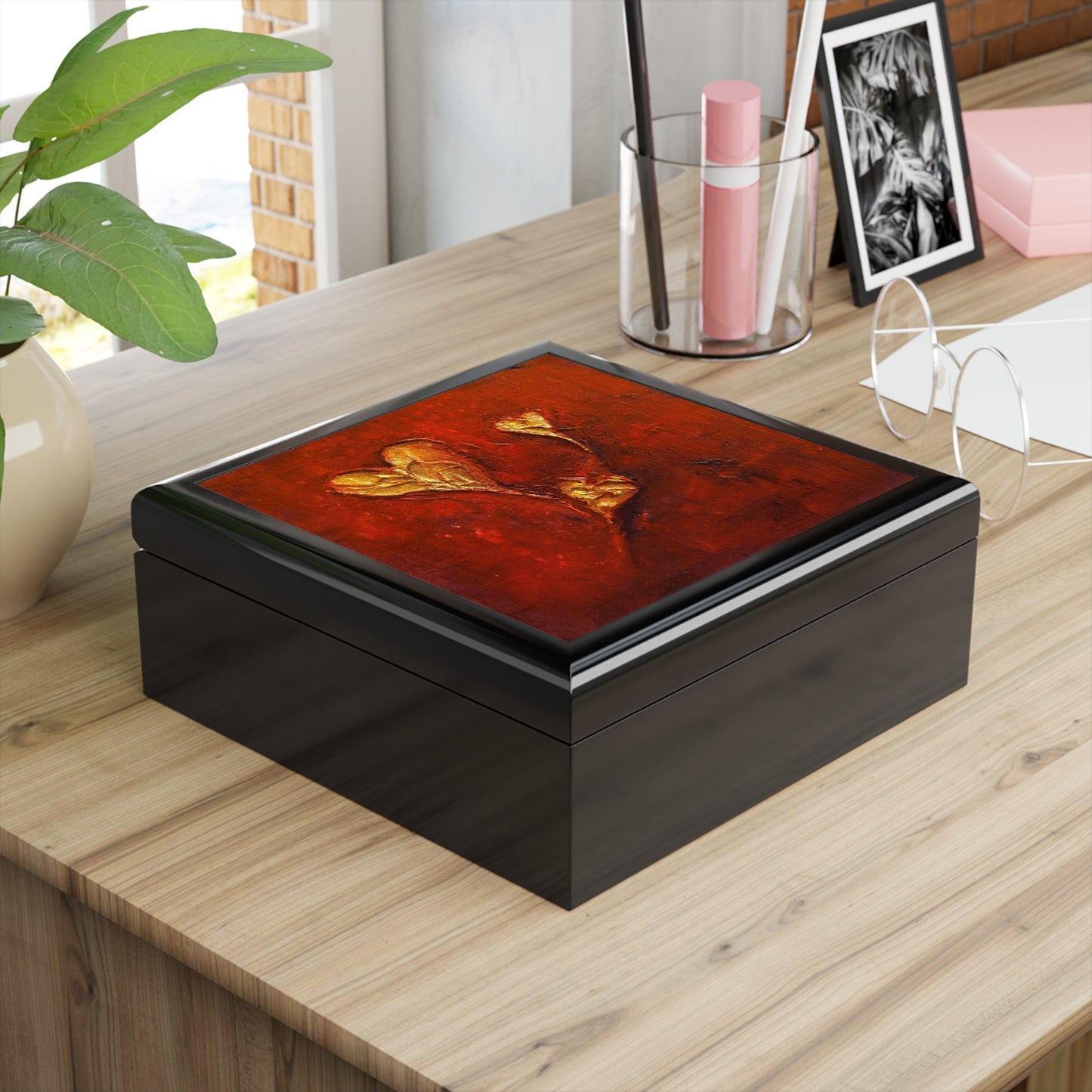 Hearts Jewellery Box | Scottish Art Gifts