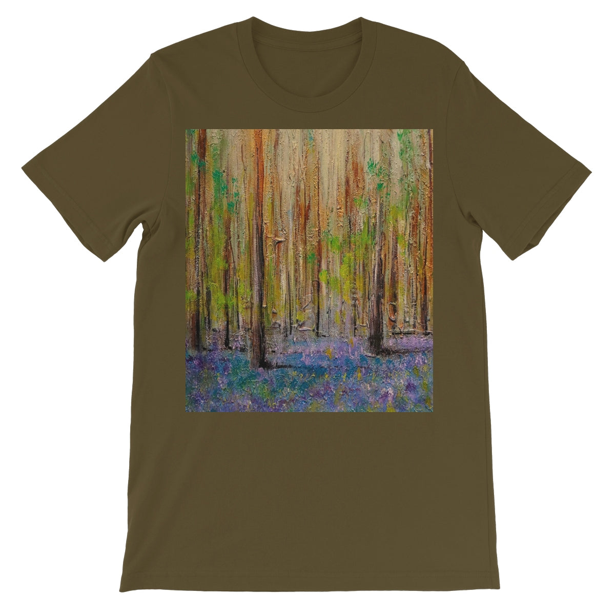 Highland Bluebells Unisex Short Sleeve T-Shirt | Scottish Art Gifts