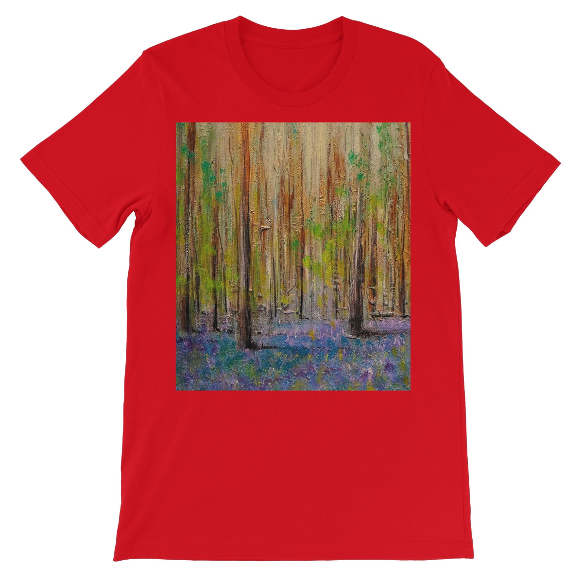 Highland Bluebells Unisex Short Sleeve T-Shirt | Scottish Art Gifts