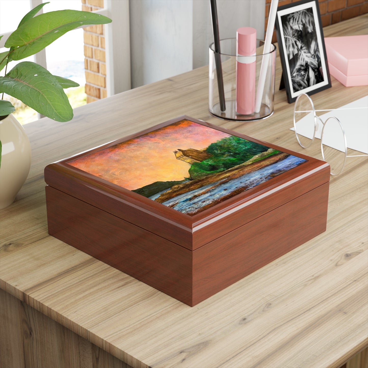 Duntrune Castle Jewellery Box | Scottish Art Gifts