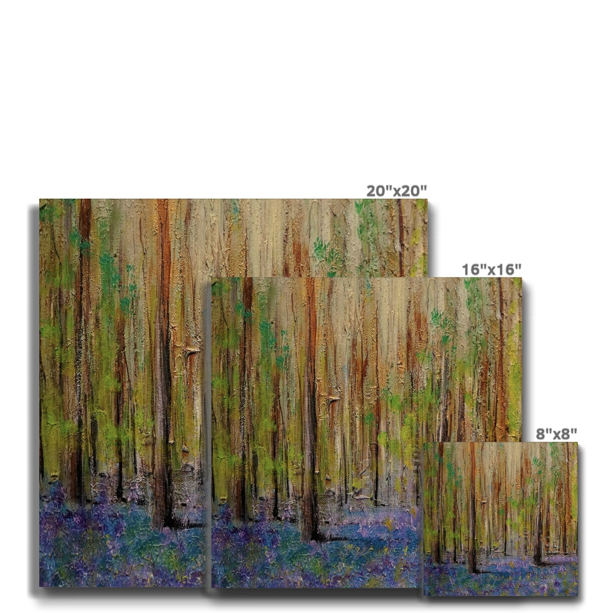 Highland Bluebells Eco Canvas | Scottish Art Gifts
