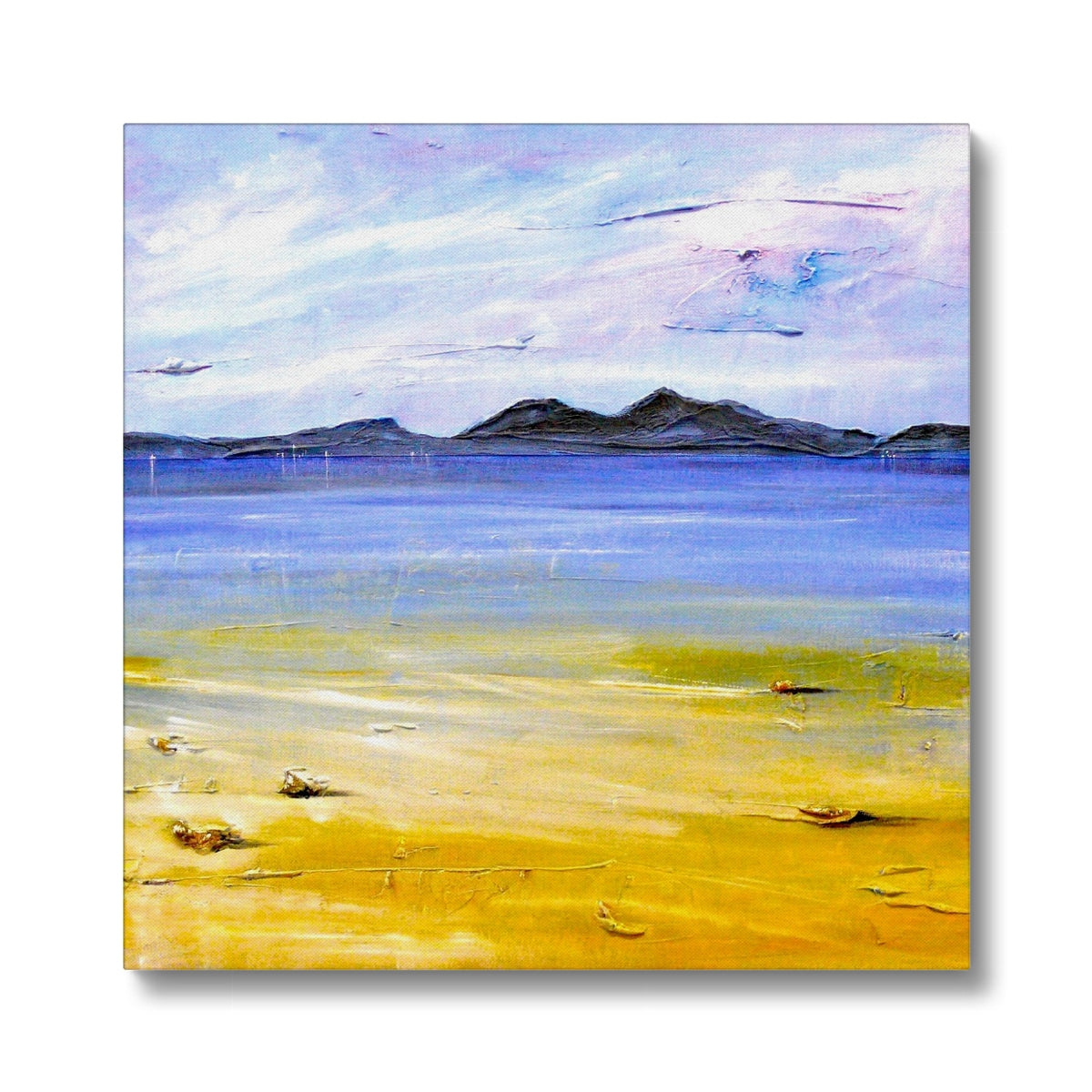 Camusdarach Beach Arisaig Eco Canvas | Scottish Art Gifts