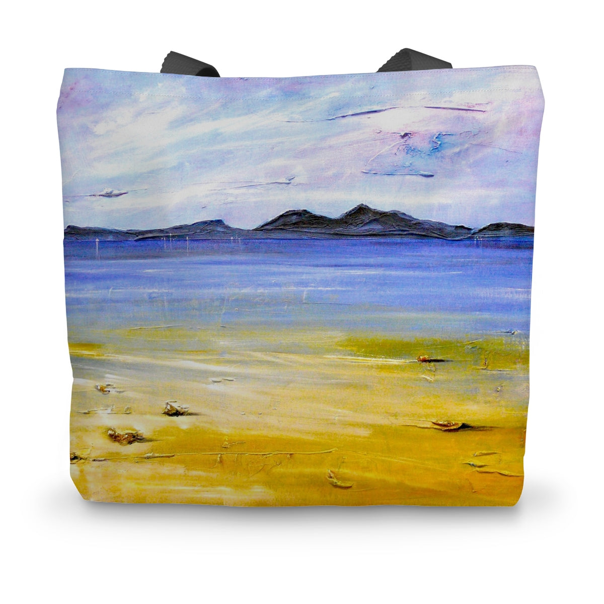 Camusdarach Beach Arisaig Canvas Tote Bag | Scottish Art Gifts