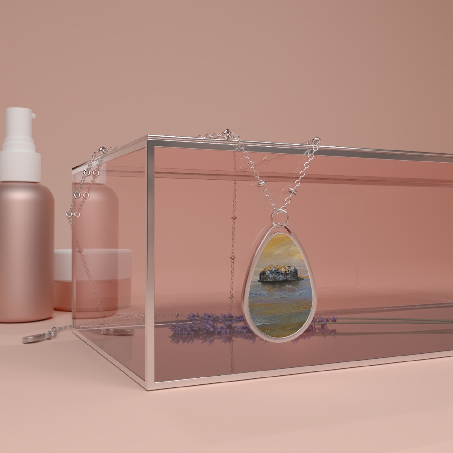 Bass Rock Dawn Necklace | Scottish Art Gifts