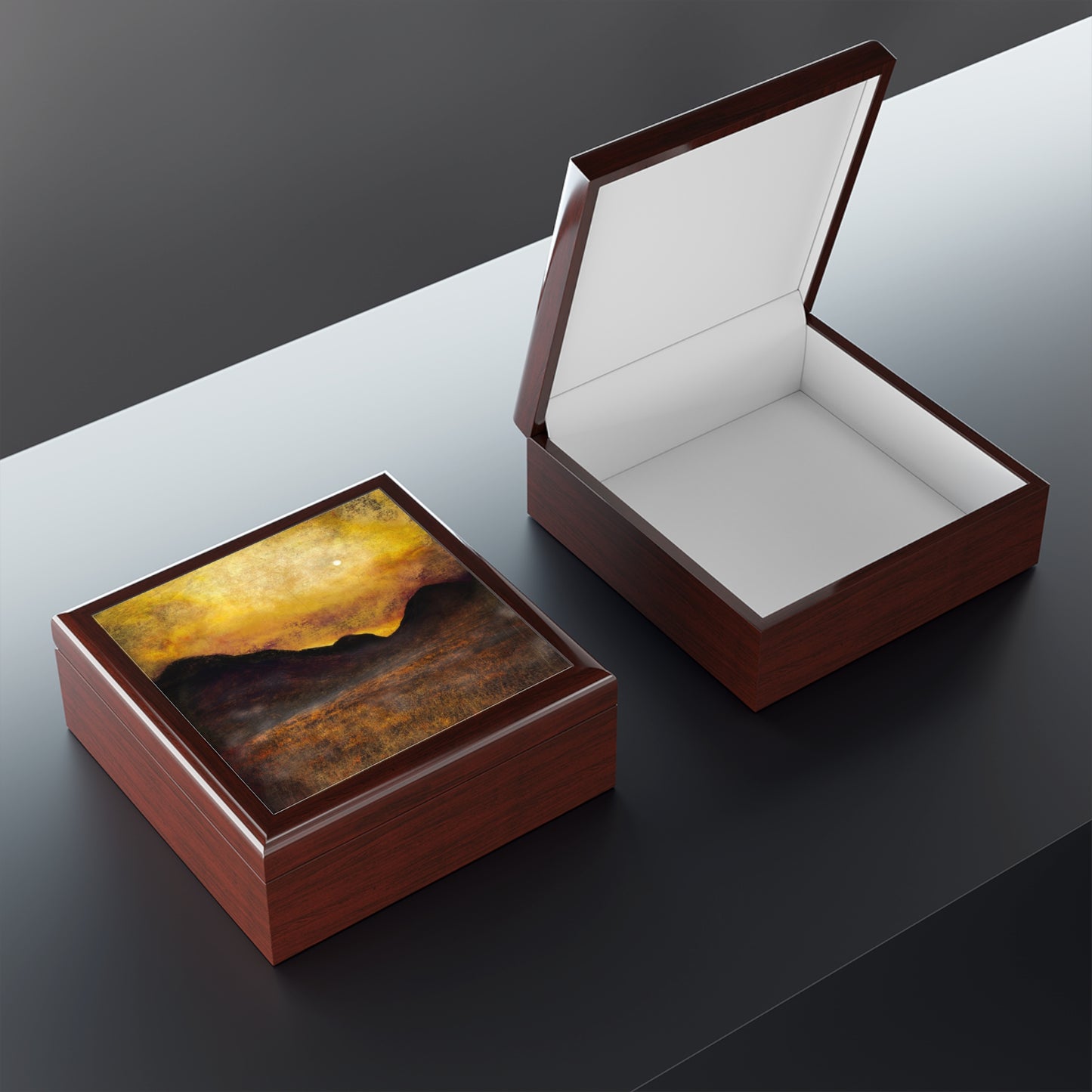 Glencoe Moonlight | Jewellery Box | Scotland | Scottish Art Gifts