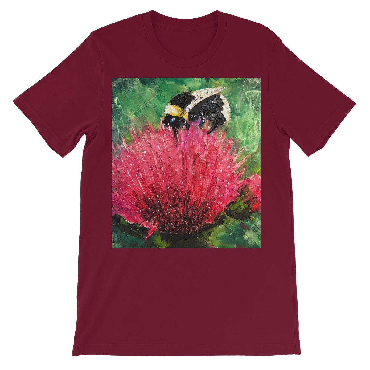 The Thistle & The Bee Unisex Short Sleeve T-Shirt | Scottish Art Gifts