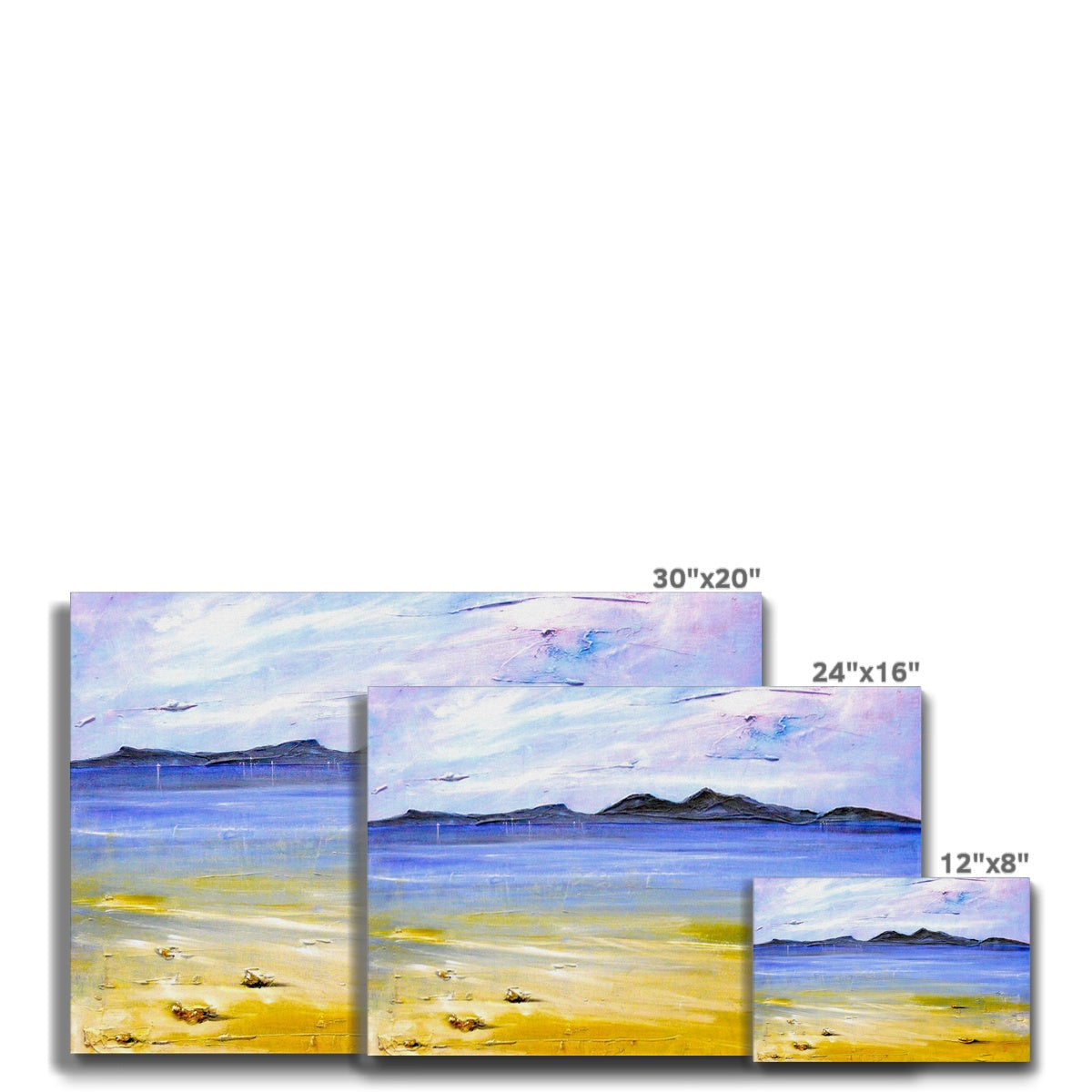 Camusdarach Beach Arisaig Eco Canvas | Scottish Art Gifts