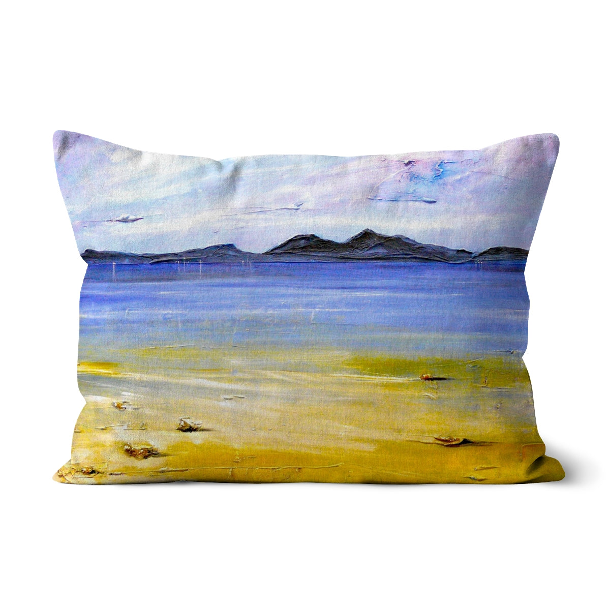 Camusdarach Beach Arisaig Cushion | Scottish Art Gifts