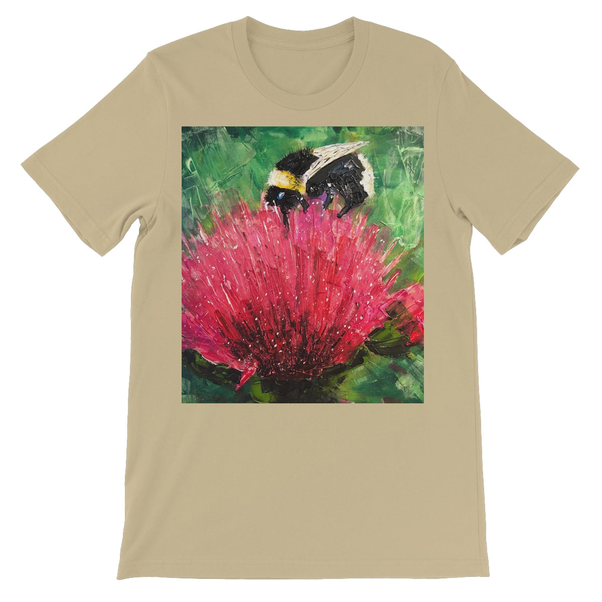 The Thistle & The Bee Unisex Short Sleeve T-Shirt | Scottish Art Gifts