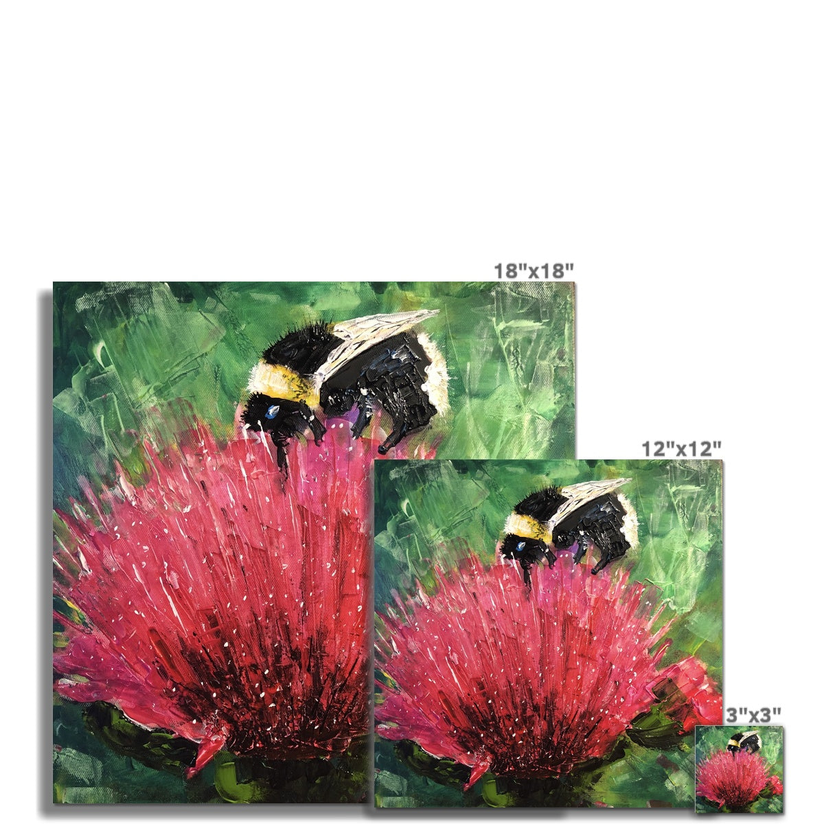 The Thistle & The Bee C-Type Print | Scottish Art Gifts
