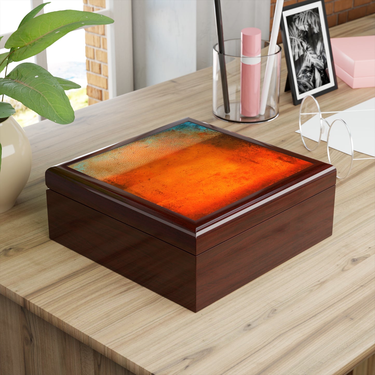 Sunset Horizon Jewellery Box | Scottish Art Gifts