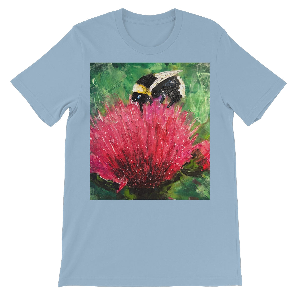 The Thistle & The Bee Unisex Short Sleeve T-Shirt | Scottish Art Gifts