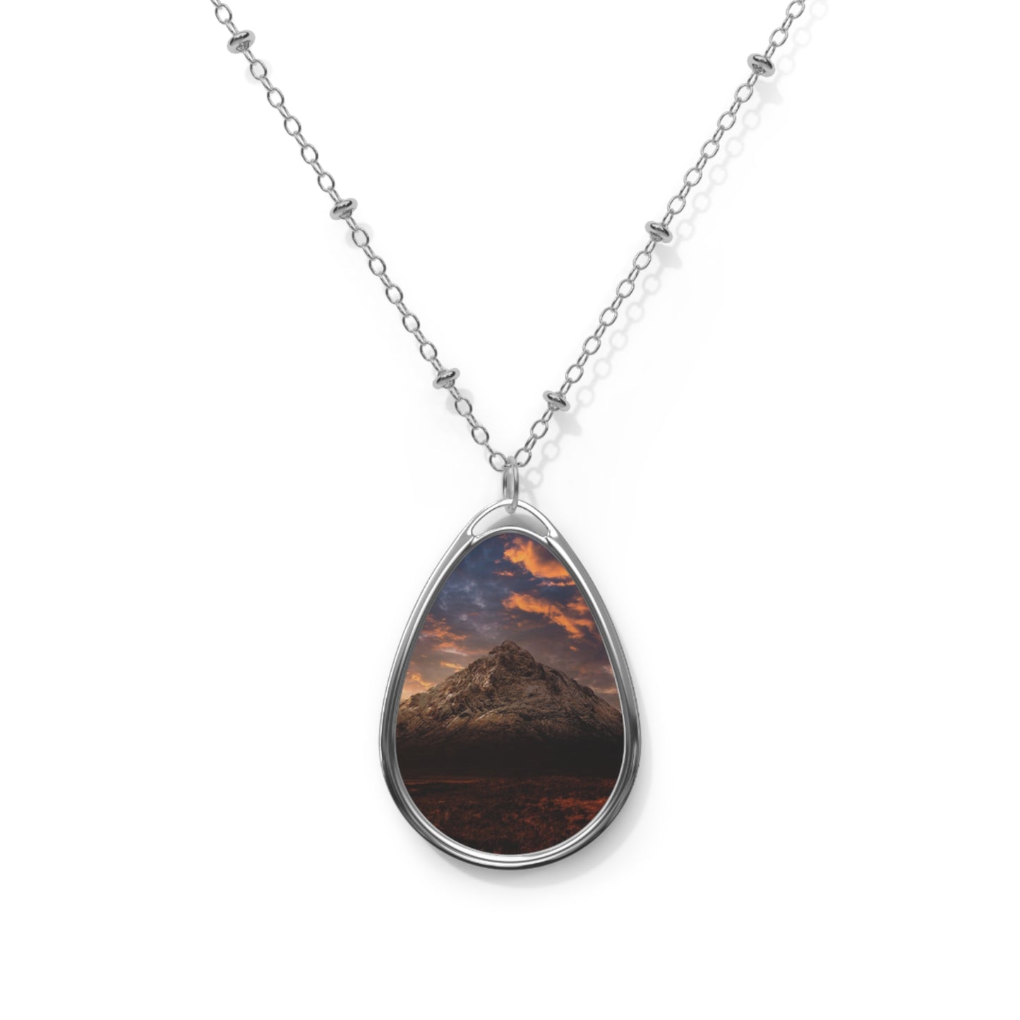 Buachaille Etive Mor Dusk Necklace | Scottish Art Gifts
