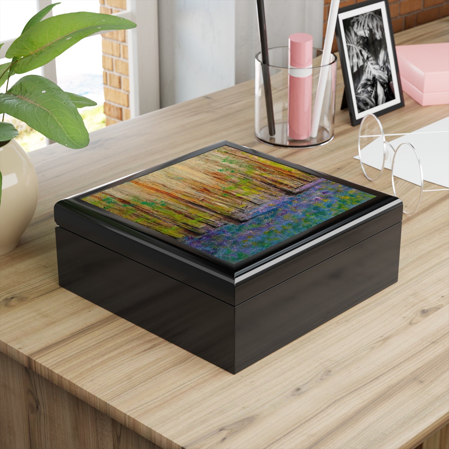 Highland Bluebells Jewellery Box | Scottish Art Gifts