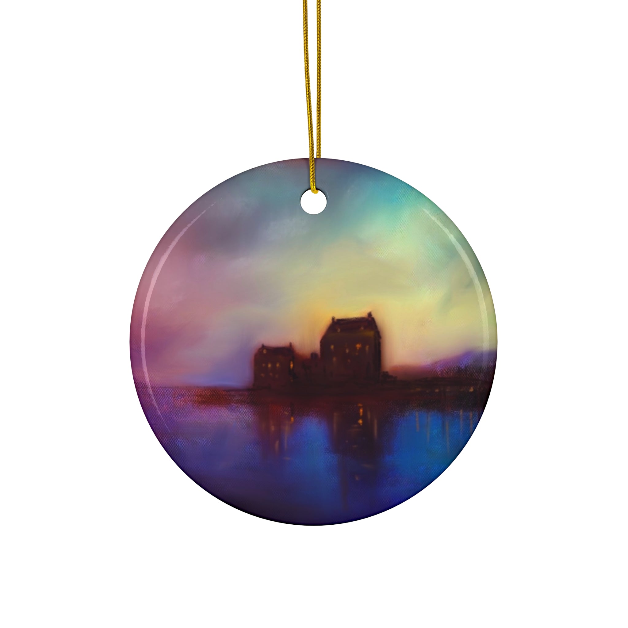 Eilean Donan Castle Ceramic Ornament.