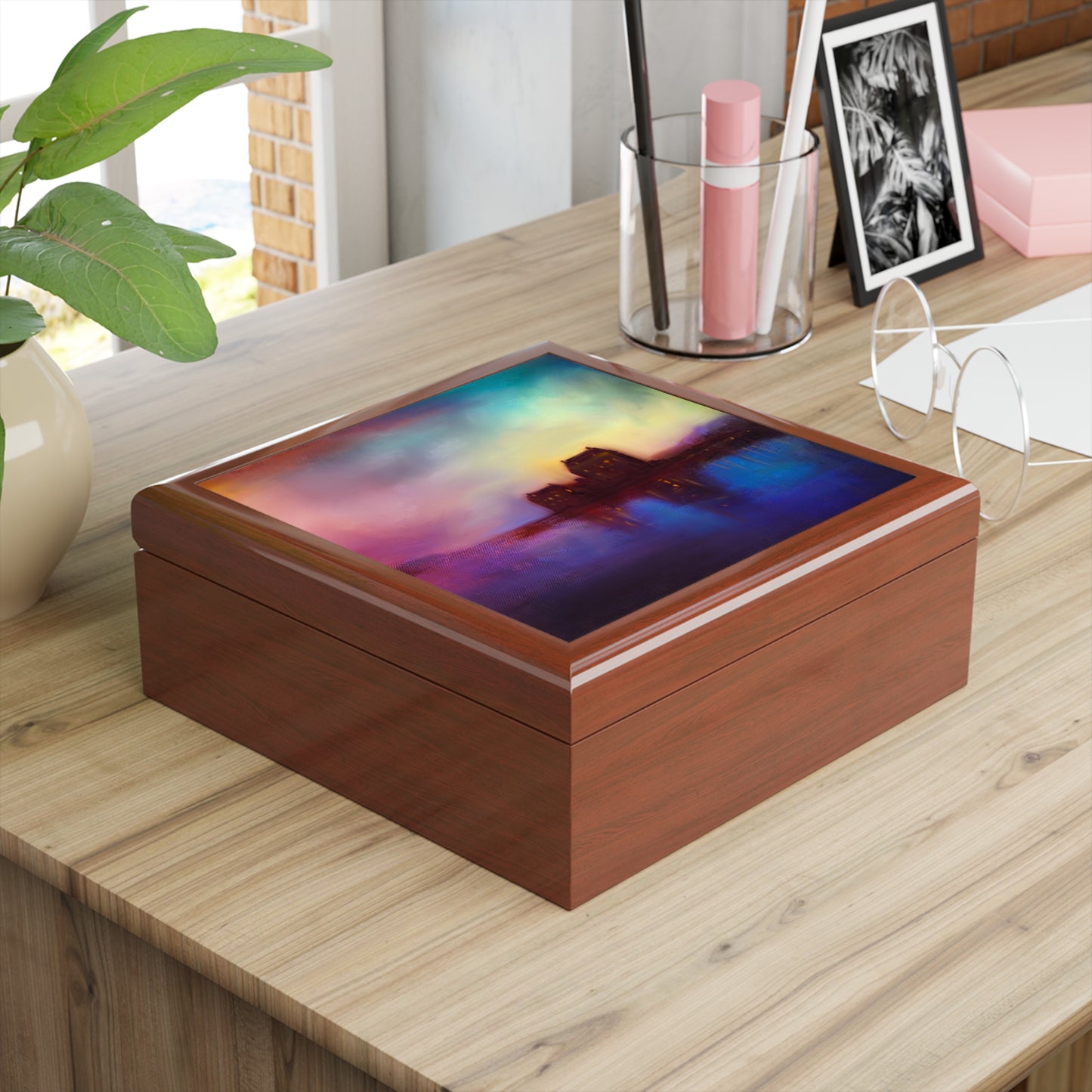 Eilean Donan Castle Sunset | Jewellery Box | Scotland | Scottish Art Gifts